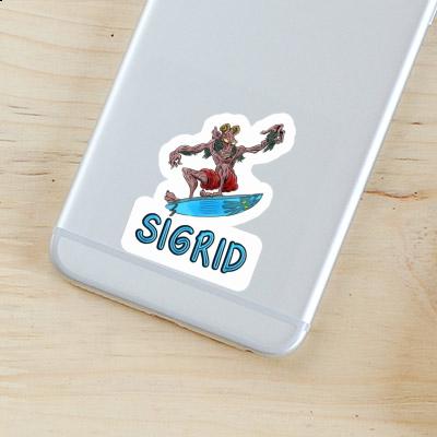 Aufkleber Surfer Sigrid Laptop Image