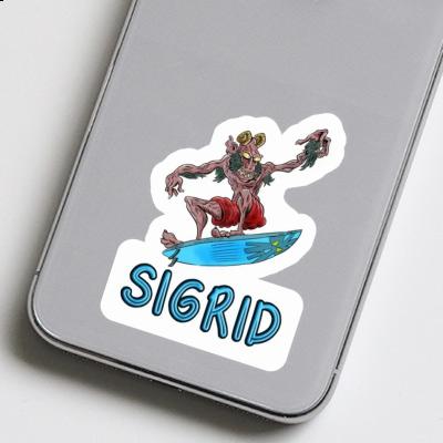 Sigrid Sticker Surfer Laptop Image