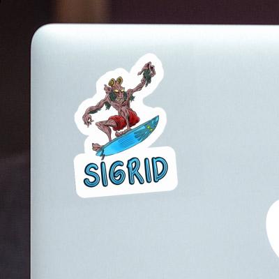 Sigrid Autocollant Surfeur Gift package Image