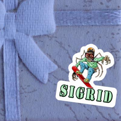 Sticker Sigrid Snowboarder Gift package Image