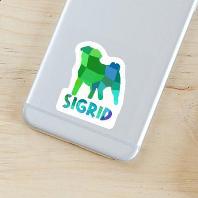 Sticker Pug Sigrid Notebook Image