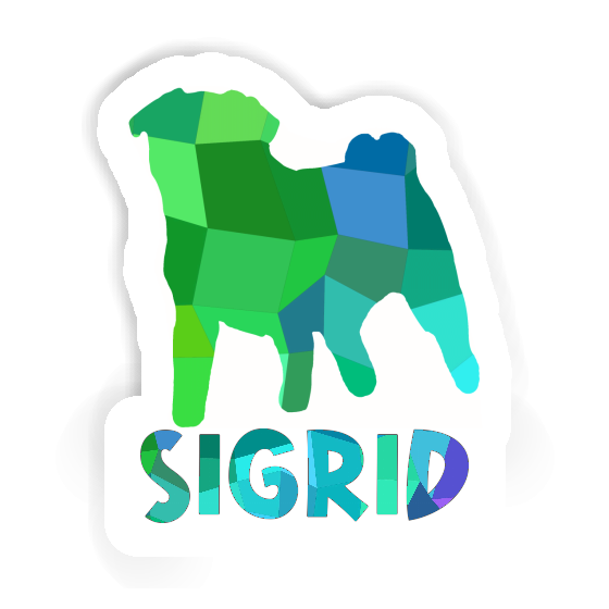 Sticker Pug Sigrid Notebook Image