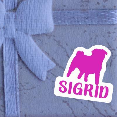 Sticker Sigrid Mops Image