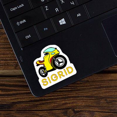 Motorbike Sticker Sigrid Notebook Image