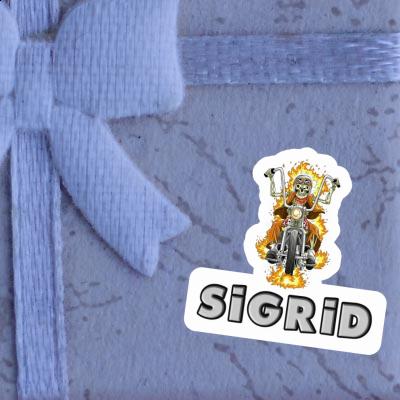 Sticker Sigrid Motorbike Rider Gift package Image