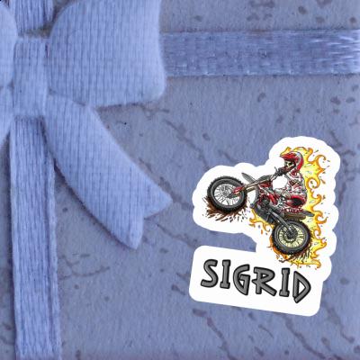 Dirt Biker Sticker Sigrid Notebook Image