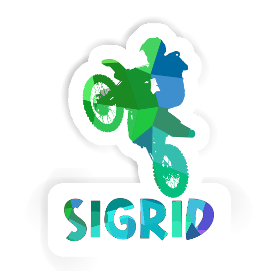 Sigrid Sticker Motocross Rider Laptop Image