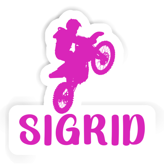 Sticker Sigrid Motocross Rider Image