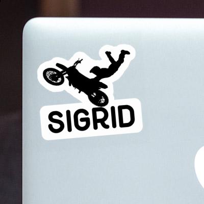 Sigrid Sticker Motocross Jumper Laptop Image