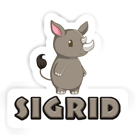 Sticker Sigrid Rhinozeros Image