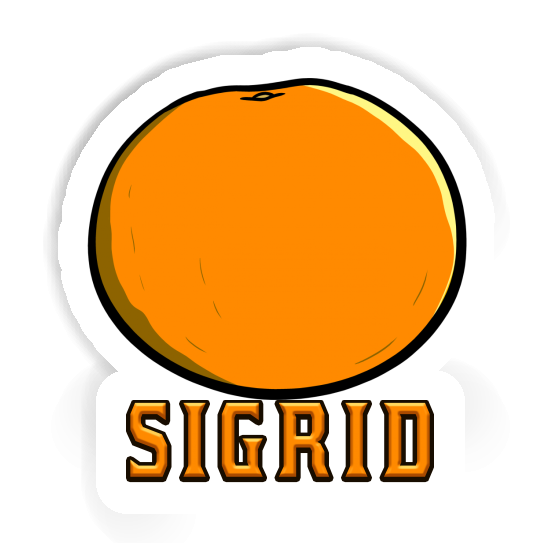 Orange Sticker Sigrid Laptop Image