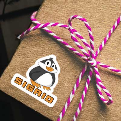 Sticker Fat Penguin Sigrid Laptop Image
