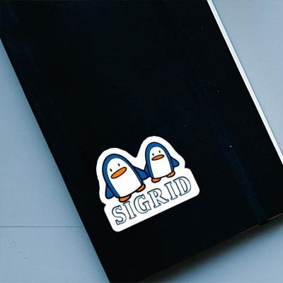 Aufkleber Pinguin Sigrid Notebook Image