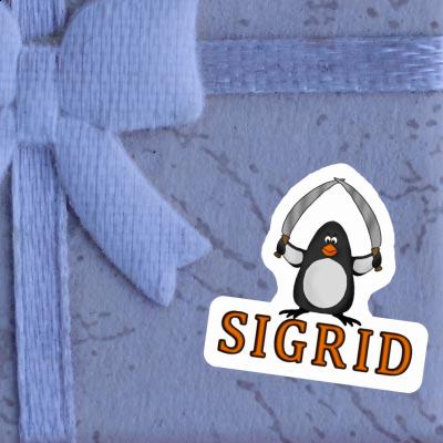 Sticker Penguin Sigrid Gift package Image