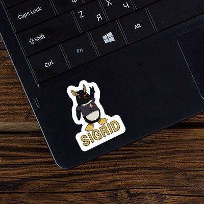 Sigrid Sticker Penguin Laptop Image