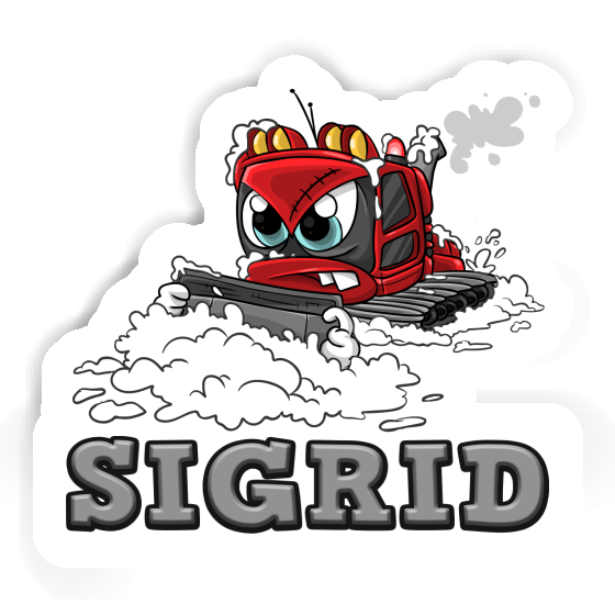Snow groomer Sticker Sigrid Notebook Image