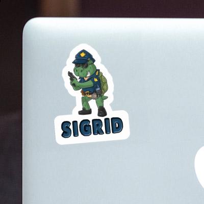 Sigrid Sticker Police Officer Laptop Image