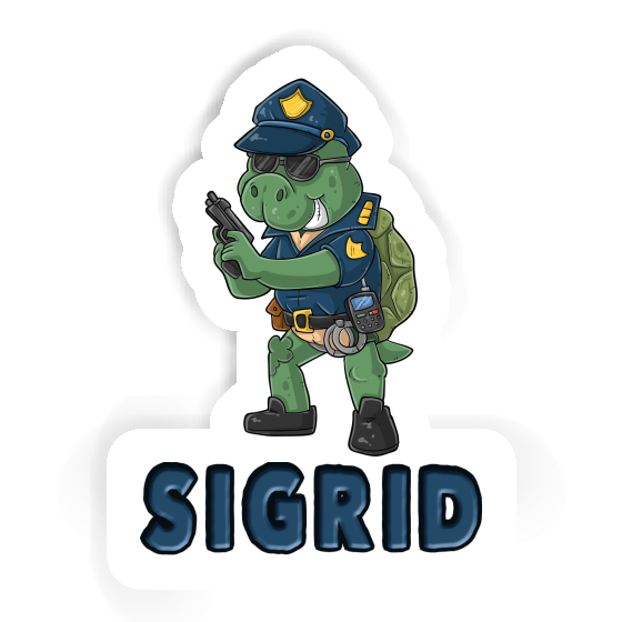 Sigrid Sticker Police Officer Notebook Image