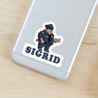 Police Officer Sticker Sigrid Image