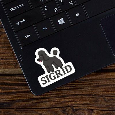 Sticker Poodle Sigrid Notebook Image
