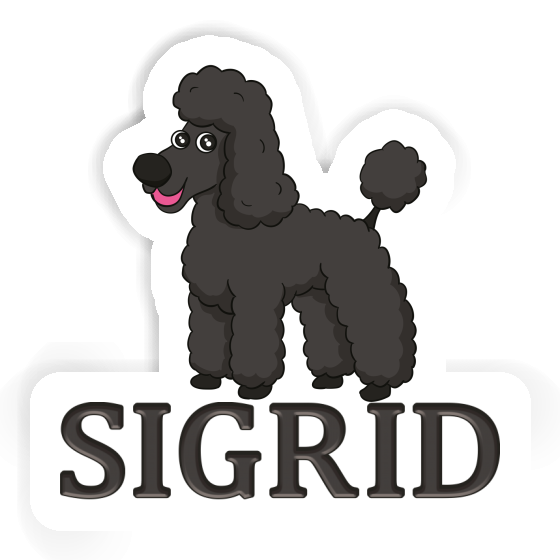 Sticker Poodle Sigrid Gift package Image