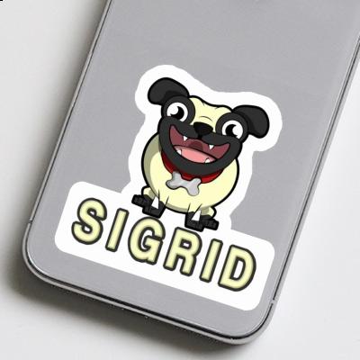 Sticker Pug Sigrid Notebook Image