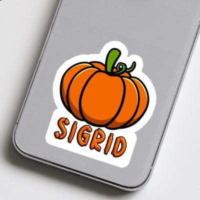 Pumpkin Sticker Sigrid Notebook Image