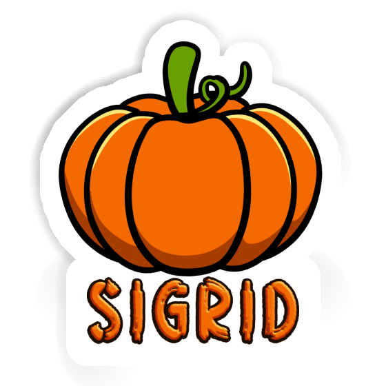 Pumpkin Sticker Sigrid Laptop Image