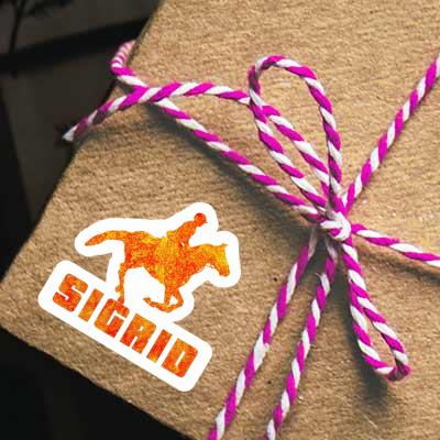 Sticker Sigrid Horse Rider Notebook Image