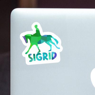 Sticker Horse Rider Sigrid Notebook Image