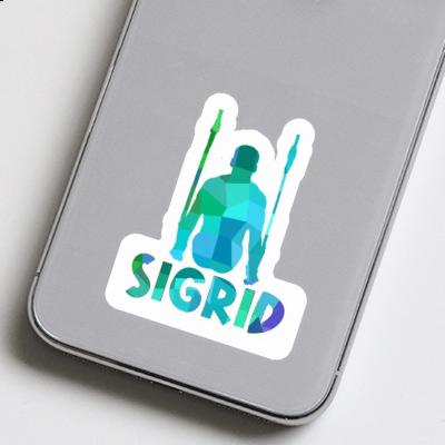 Sigrid Sticker Ring gymnast Notebook Image