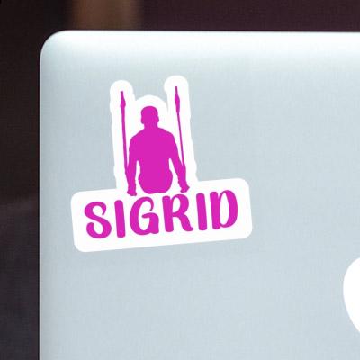 Sticker Ring gymnast Sigrid Notebook Image