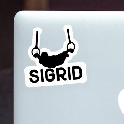 Sticker Sigrid Ring gymnast Notebook Image