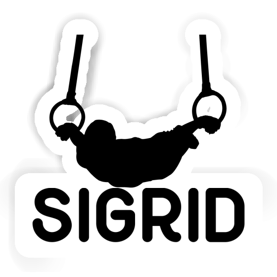 Sticker Sigrid Ring gymnast Notebook Image