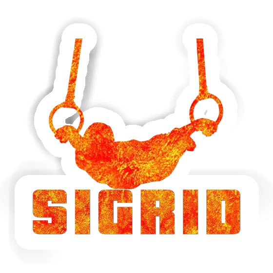 Sigrid Sticker Ring gymnast Laptop Image