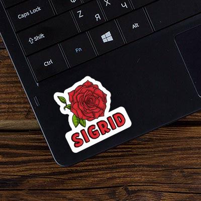Rose Sticker Sigrid Laptop Image