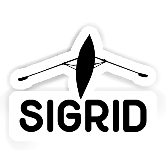 Sigrid Sticker Rowboat Image