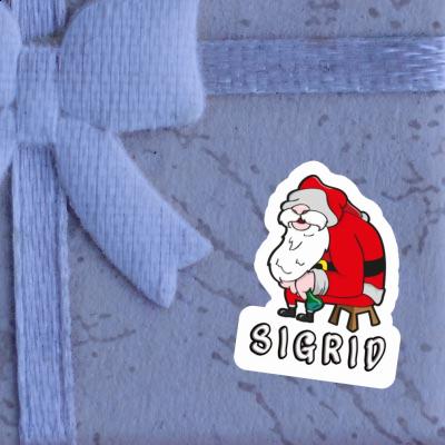 Sticker Sigrid Santa Claus Image