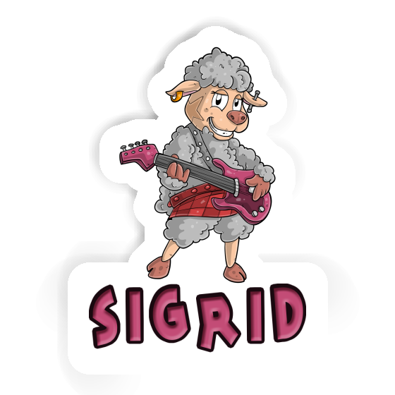 Sticker Guitarist Sigrid Gift package Image