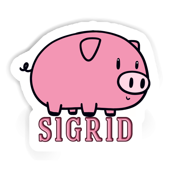 Sigrid Sticker Pig Notebook Image