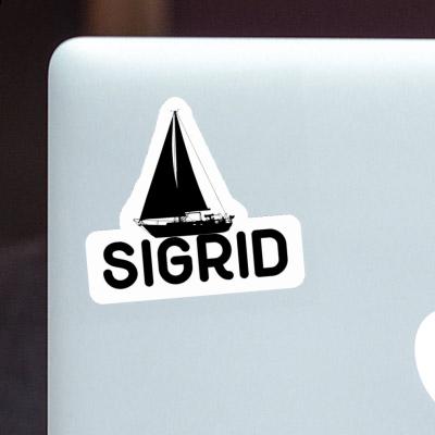 Sticker Sigrid Sailboat Laptop Image