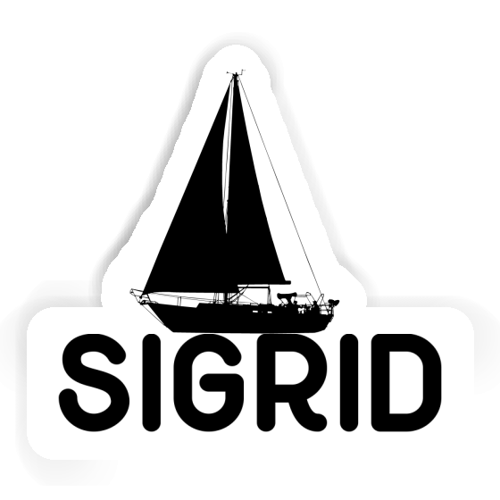 Sticker Sigrid Sailboat Laptop Image