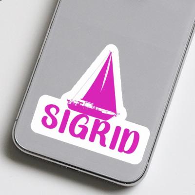 Sticker Segelboot Sigrid Laptop Image