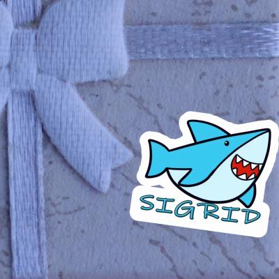 Shark Sticker Sigrid Notebook Image