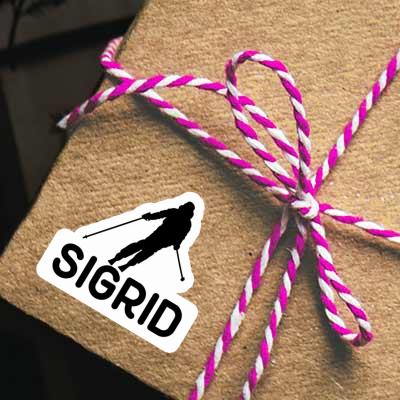 Sigrid Autocollant Skieuse Gift package Image