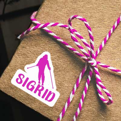 Autocollant Skieuse Sigrid Gift package Image