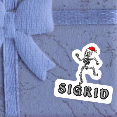 Christmas Skeleton Sticker Sigrid Image