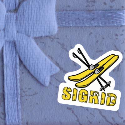 Sigrid Sticker Ski Notebook Image