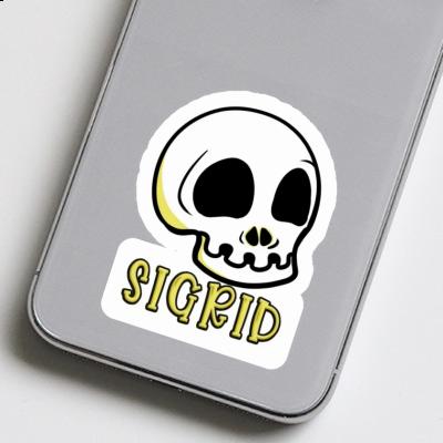 Skull Sticker Sigrid Notebook Image