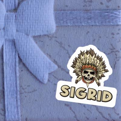 Sticker Sigrid Kids Skull Laptop Image